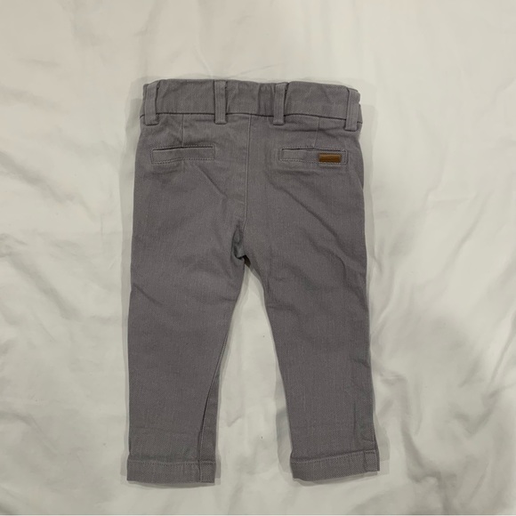 Boboli Baby Grey Chevron Dress Pant - 12 months - Picture 8 of 8